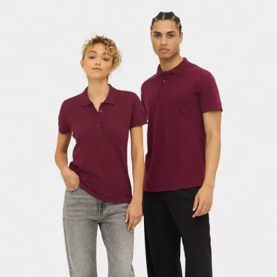Koszulka polo damska piqué 170 g/m² Sol's PASSION - Burgundy (S11338-BG)