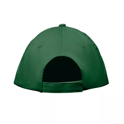 Czapka z daszkiem 5-panelowa z bawełny 180 g/m² SUNNY - Ciemnozielony (MO2345-60)