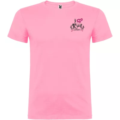 Koszulka T-shirt męska bawełniana 155 g/m² Roly Beagle - Silk pink (R6554-SILKPINK)