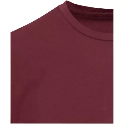 Balfour organiczna koszulka unisex o gramaturze 200 g/m² z krótkim rękawem i certyfikatem OCS - Głęboki bordowy (39557-DPBURGUN)