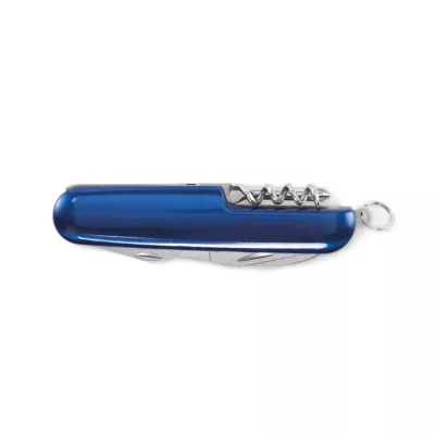 Scyzoryk z aluminium 5 funkcji MULTICHILLO - Niebieski (MO2531-04)