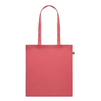 Torba z bawełny z recyklingu 140 g/m² ZOCO COLOUR - Czerwony (MO6674-05)