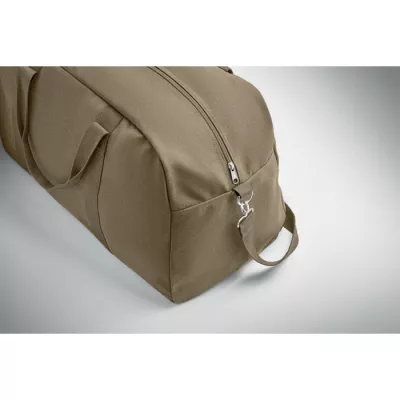 Torba podróżna z recyklingu 450 g/m² DUFFAS COLOUR - Zieleń Wojskowa (MO2508-49)