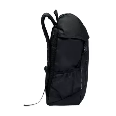 Plecak z RPET na laptop 15" 15 l SIENA - Czarny (MO3103-03)