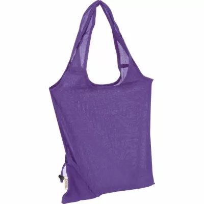 Torba bawełniana z recyklingu 118 g/m2 Modena - fioletowy (526212)