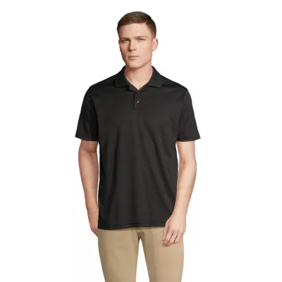 Polo sportowe unisex z recyklingu Sol's PITCHER - Czarny (S04442-BK)