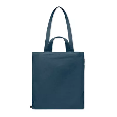 Torba na zakupy z recyklingu 380 g/m² GAVE COLOUR - Niebieski (MO2565-04)