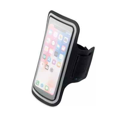 Opaska na ramię na telefon z neoprenu ARMPHONE + - Czarny (MO6239-03)