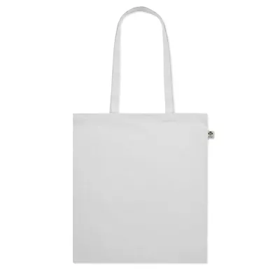 Torba na zakupy z bawełny organicznej 180 g/m² ONEL - Bialy (MO6711-06)
