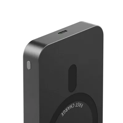 Magnetyczny power bank 10000 mAh Hama - czarny (VH037-03)