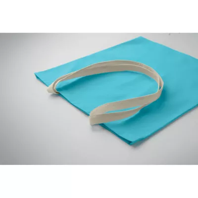 Torba bawełniana 140 g/m² ZEVRA COLOUR - Turkusowy (MO2868-12)