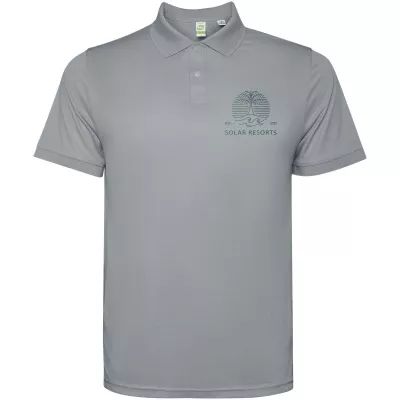 Torrmo męskie polo z krótkim rękawem - Szary (R0400-GREY)