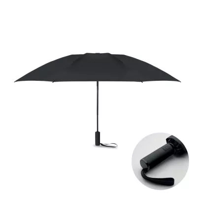 Parasol odwrotny składany 23" z RPET AGUMBE - Czarny (MO2925-03)
