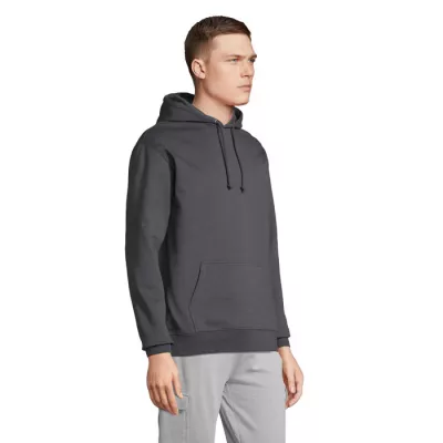 Bluza unisex z kapturem 280 g/m² Sol's CONDOR - Mysi Szary (S03815-MU)