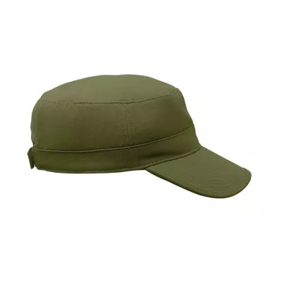 Czapka wojskowa bawełniana 260 g/m² FIELD - Zieleń Wojskowa (MO2867-49)