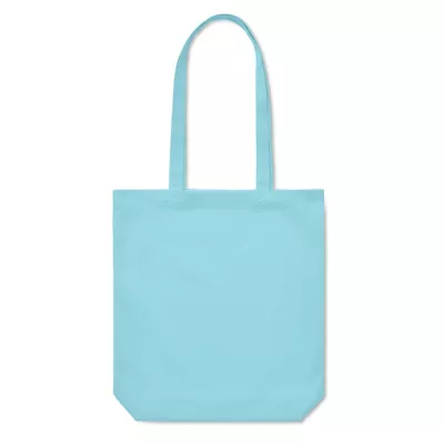Torba bawełniana na zakupy 270 g/m² RASSA COLOURED - Baby Blue (MO6442-66)