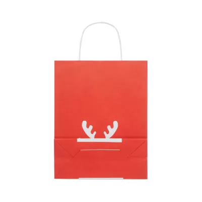 Torba świąteczna papierowa mała 90 g/m² BAO SMALL - Czerwony (CX1564-05)