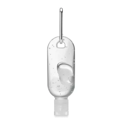 Żel do mycia rąk 30 ml z karabińczykiem GEL2GO - Przezroczysty (MO6130-22)