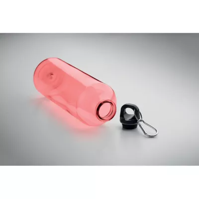 Butelka z RPET z karabińczykiem 750 ml MOSS RE750 - Przezroczysty Czerwony (MO2804-25)