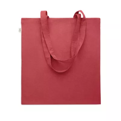 Torba z bawełny z recyklingu 140 g/m² VIVEKA COLOUR - Czerwony (MO2302-05)