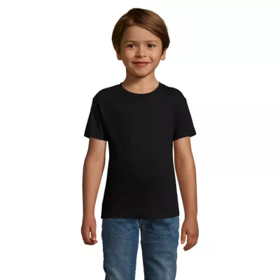 Koszulka dziecięca 150 g/m² Sol's REGENT FIT KIDS - Deep Black (S01183-DB)