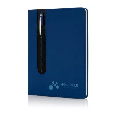 Notatnik A5 Deluxe, touch pen - niebieski (P773.315)