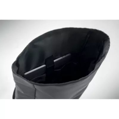 Plecak rolltop na laptop RPET 600D BANGKOK ROLL - Kamienny Szary (MO2643-15)