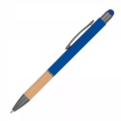 Długopis metalowy touch pen soft touch BRYGIDA - niebieski (1358104)