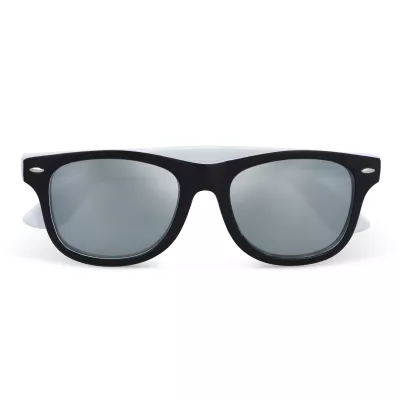 Okulary przeciwsłoneczne Tate z lustrzanymi soczewkami UV400 - biały (LT86736-N0001)