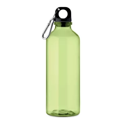 Butelka z RPET z karabińczykiem 500 ml MOSS RE500 - Przezroczysty Limonka (MO2803-51)
