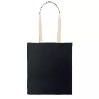 Torba bawełniana 140 g/m² ZEVRA COLOUR - Czarny (MO2868-03)