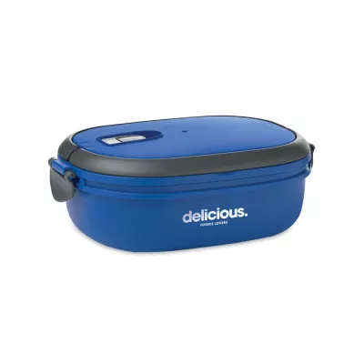 Lunchbox hermetyczny z PP 750 ml LUX LUNCH - Niebieski (MO9759-37)