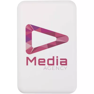 Acrab magnetyczny bezprzewodowy powerbank o pojemności 10 000 mAh i mocy 15 W z technologią 20 W PD — wykonany z tworzyw sztucznych pochodzących z recyklingu - Biały (12444201)