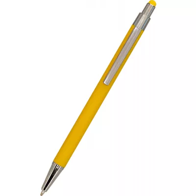 Długopis metalowy touch pen soft touch PAULA - żółty (1096408)