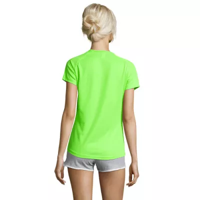 Koszulka sportowa damska 140 g/m² Sol's SPORTY WOMEN - Neon Green (S01159-NG)