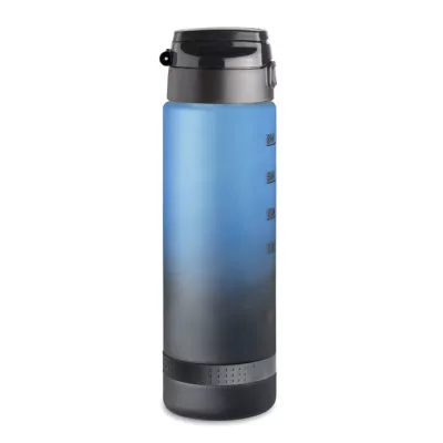 Butelka sportowa z RPET 1000 ml LEVEL - Niebieski (MO2409-04)