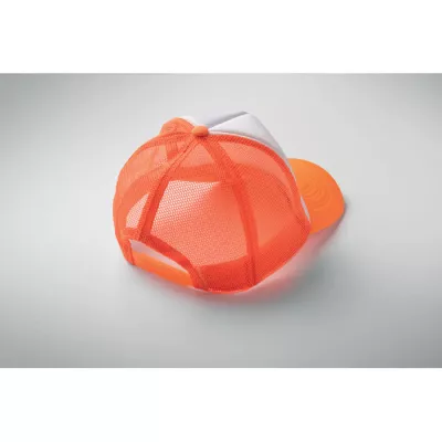 Czapka trucker 5-panelowa 150 g/m² BUBBLE - Fluorescencyjny Pomaranczowy (MO2269-71)