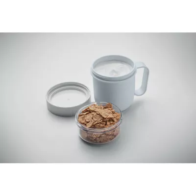 Kubek śniadaniowy z pojemnikiem 450 ml CUP ON GO - Baby Blue (MO2679-66)