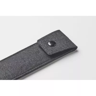 Etui na 2 długopisy z filcu RPET CENCIL - Czarny (MO2473-03)