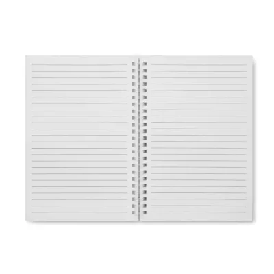 Notes A5 na spirali 80 kartek w linię RECARNOTE - Bezowy (MO2523-13)