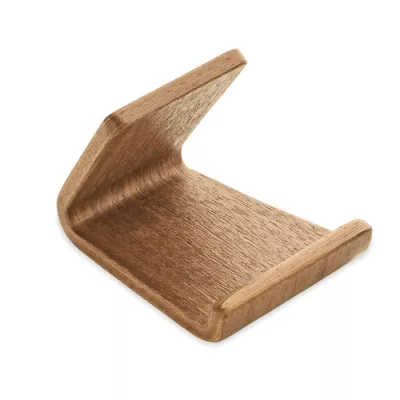 Stojak na telefon z drewna orzechowego HOLD - Drewna (MO3128-40)
