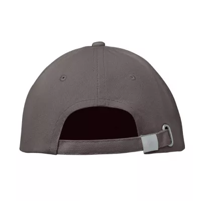 Czapka z daszkiem 6-panelowa 260 g/m² BUFFALO - Ciemnoszary/Szary (MO1464-44)