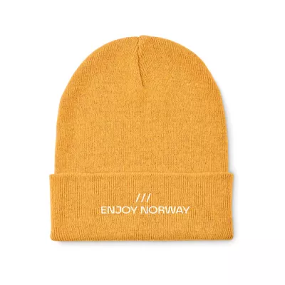 Czapka zimowa unisex z mankietem BEANIX - Zólty (MO2705-08)