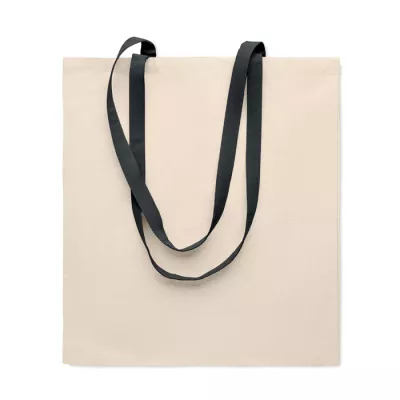 Torba bawełniana na zakupy 140 g/m² ZEVRA - Czarny (MO6437-03)