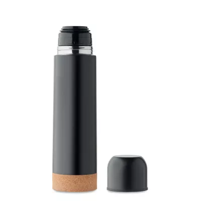 Termos ze stali z recyklingu 500 ml AVENTUR - Czarny (MO2228-03)