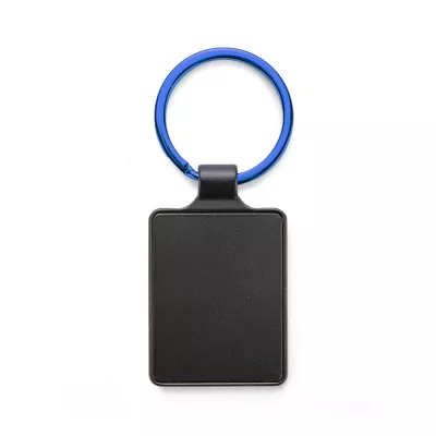 Brelok metalowy z grawerem w kolorze kółka COLORS - niebieski (17929-03)