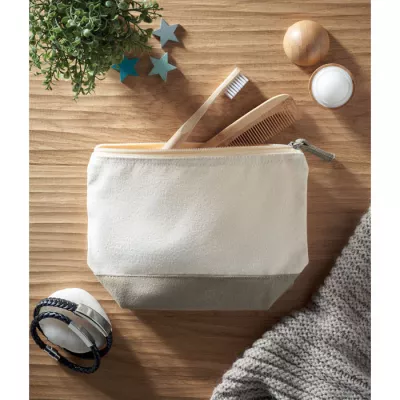 Kosmetyczka bawełniana 340 g/m² KLEUREN - Szary (MO9815-07)