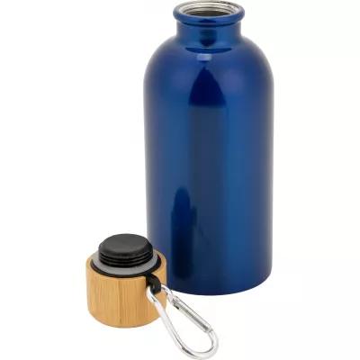 Butelka metalowa 400 ml MARILYN - niebieski (8497204)