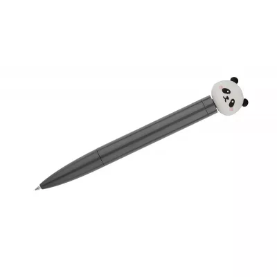 Długopis ze spinerem SKIPPI - Jabłko - szary (19828-14)