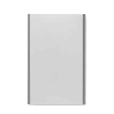 Powerbank magnetyczny 5000 mAh 15W z aluminium PAWTT - Srebrny Mat (MO2442-16)